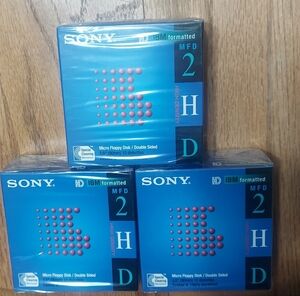 Sony 2HD 3.5" floppy disks -3 boxes of 10